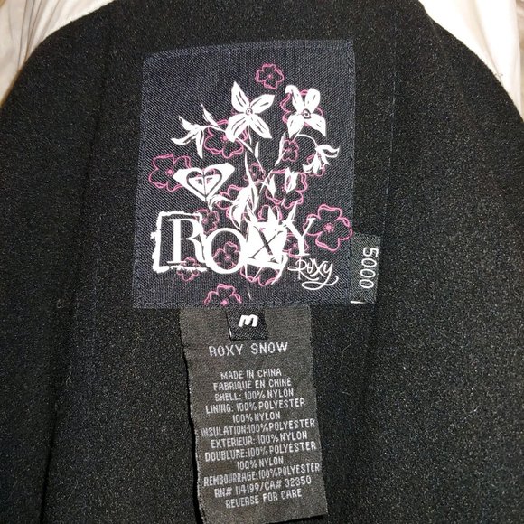 Roxy 5000 Snow Argyle Pink & Tan Jacket - M - Picture 7 of 8